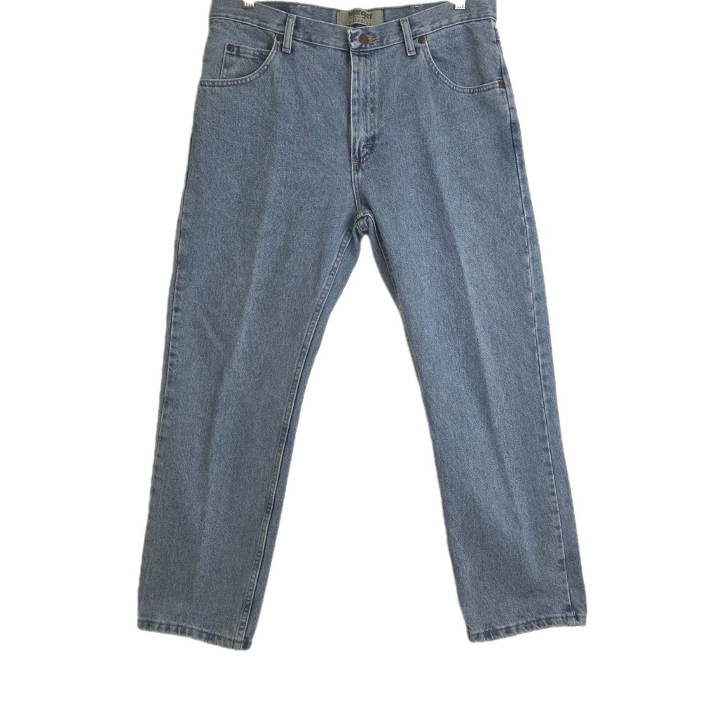 Wrangler Authentics Classic 5 Pocket Jeans 36x29 Light Stonewash